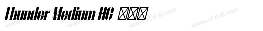 Thunder Medium HC字体转换
